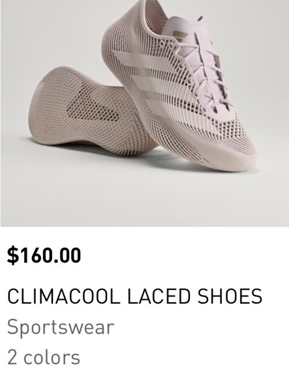 NWT Women 7.5 Men 6.5 Adidas Climacool Laced Shoes Wonder Taupe/ Blanch Cargo